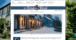 Desktop Screenshot of kings-head-roseland.co.uk